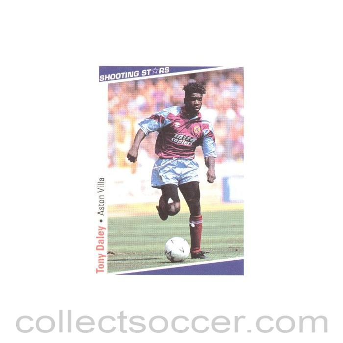 Tony Daley Aston Villa Shooting Stars Card