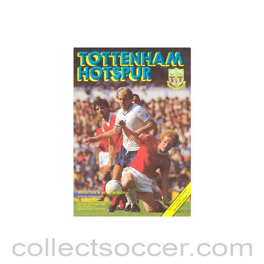 1980 - Tottenham Hotspur v Brighton & Hove Albion official programme 23/08/1980 Football League