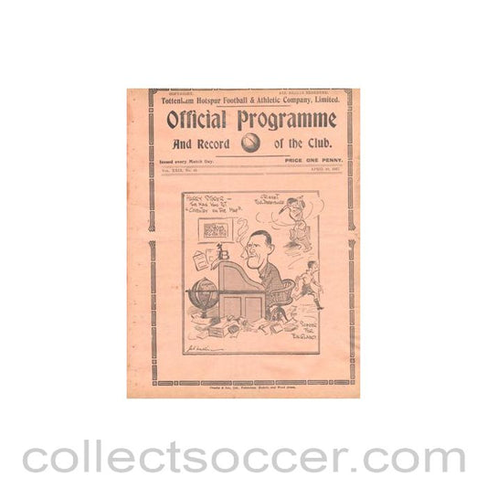 1937 - Tottenham Hotspur v Coventry City official programme 10/04/1937 Football League