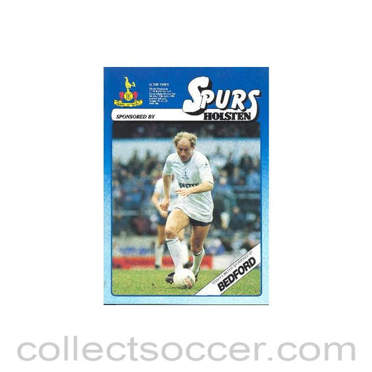 1984 - Tottenham Hotspur v Luton Town official programme 14/04/1984 Canon League