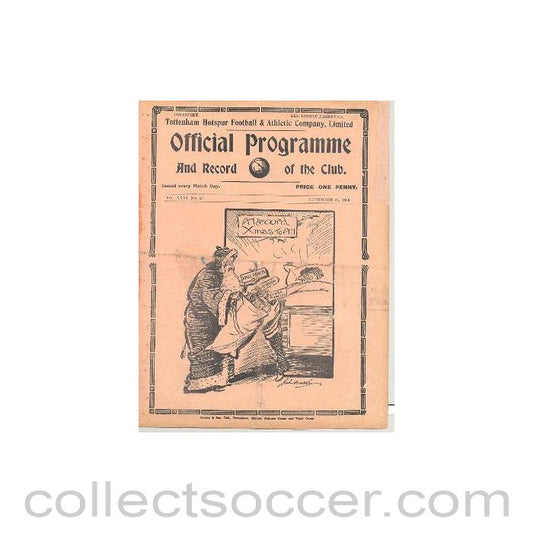 1938 - Tottenham V Southampton 24/12/1938 Football League
