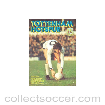 1981 - Tottenham Hotspur v Stoke City official programme 11/03/1981 Football League