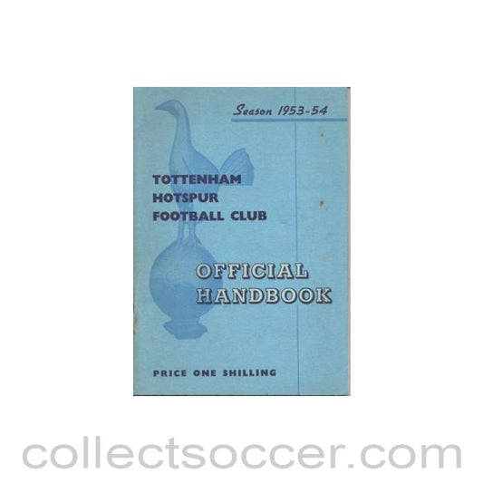 1953 - Tottenham Hotspur Handbook 1953-1954