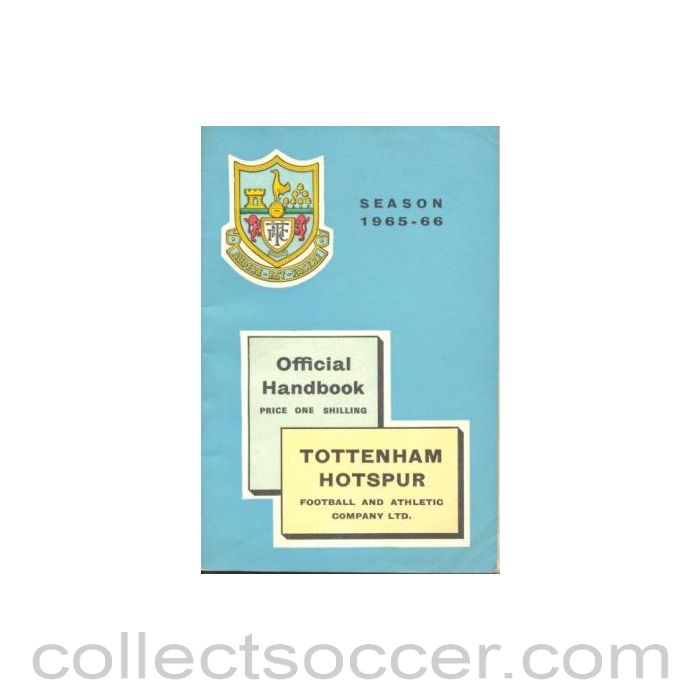 1965 - Tottenham Hotspur Handbook 1965-1966