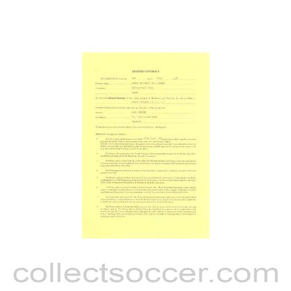 1988 - Trainee Player Contract between Paul Musker and Wigan Athletic of 01/07/1988