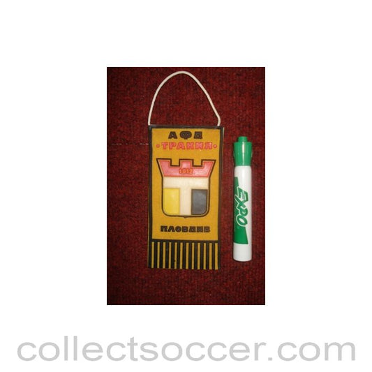 Trakia, Plovdiv, Bulgaria Pennant once property of the football referee Neil Midgley