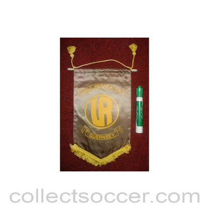 Vale Recreation Guernsey Pennant once property of the football referee Neil Midgley