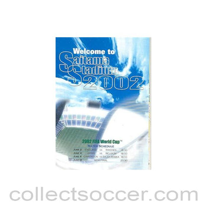 2002 World Cup Welcome To Saitama Stadium guide