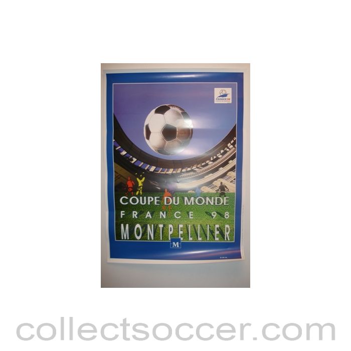 1998 World Cup Poster Montpellier