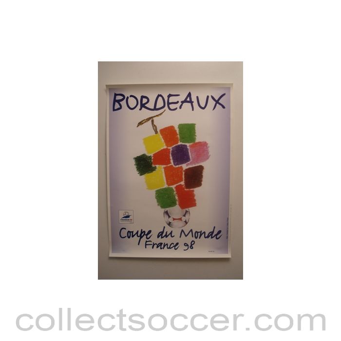1998 World Cup Poster Bordeaux