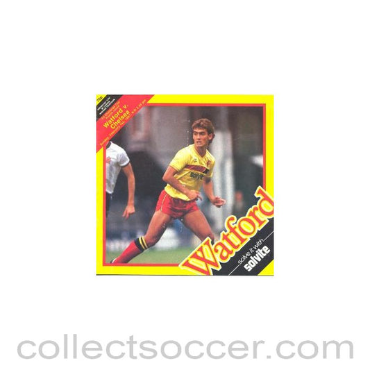 1987 - Watford vChelsea official programme 01/02/1987