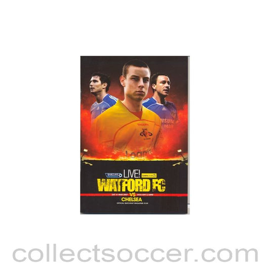 2007 - Watford v Chelsea official programme 31/03/2007