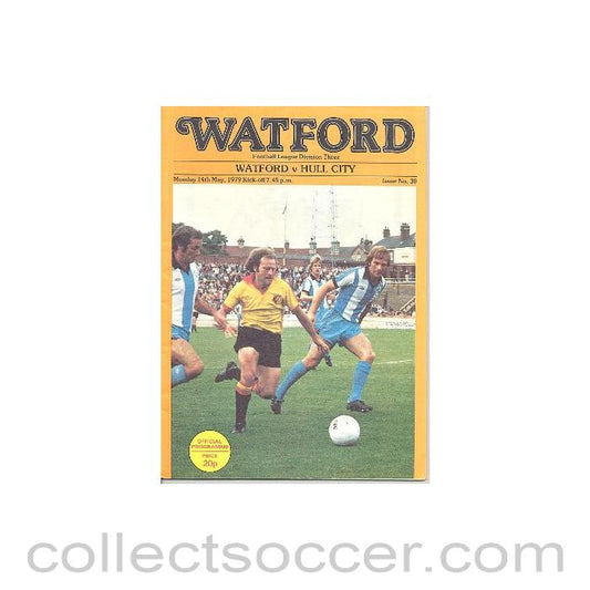 1979 - Watford v Hull City official programme 14/05/1979