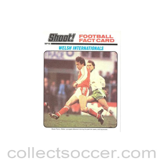Shoot! produced card titeled Welsh Internationals