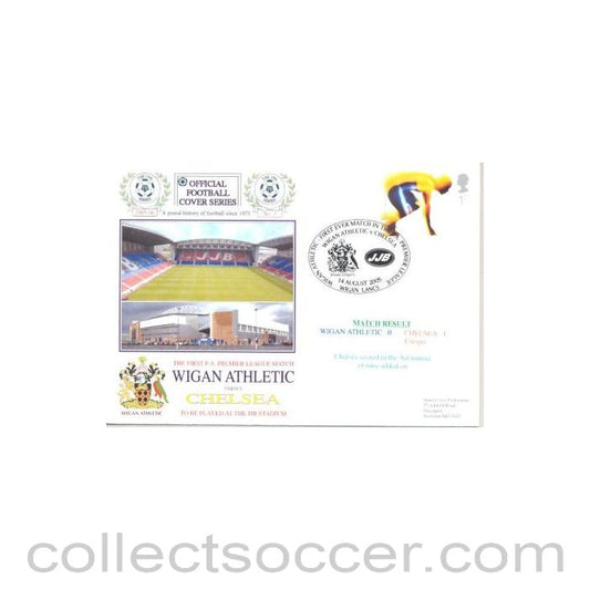 2005 - Wigan Athletic v Chelsea First Day Cover 14/08/2005