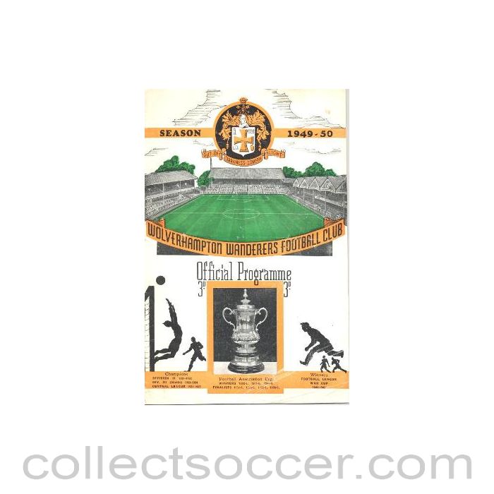 1949 - Wolverhmpton Wanderers v Blackpool official programme 31/12/1949