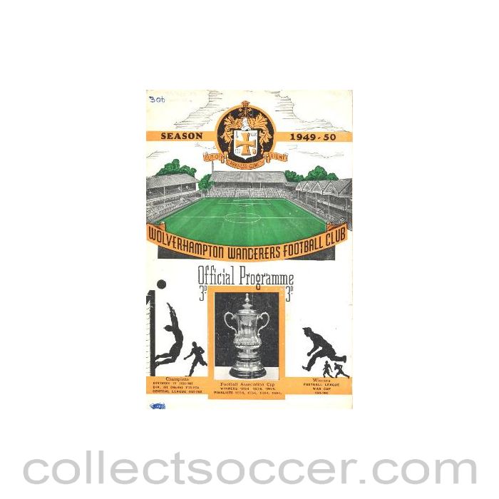 1949 - Wolverhampton Wanderers vChelsea official programme 29/10/1949