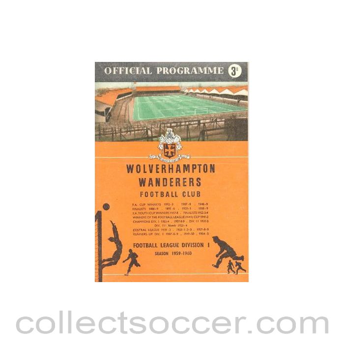 1960 - Wolverhampton Wanderers v Blackpool official programme 06/02/1960 Football League