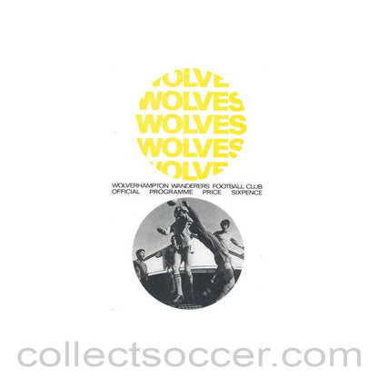 1968 - Wolverhampton Wanderers v Nottingham Forest official programme 06/04/1968 Football League