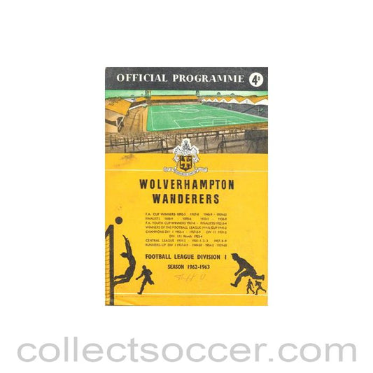 1963 - Wolverhampton Wanderers v Sheffield United official programme 19/01/1963 Football League