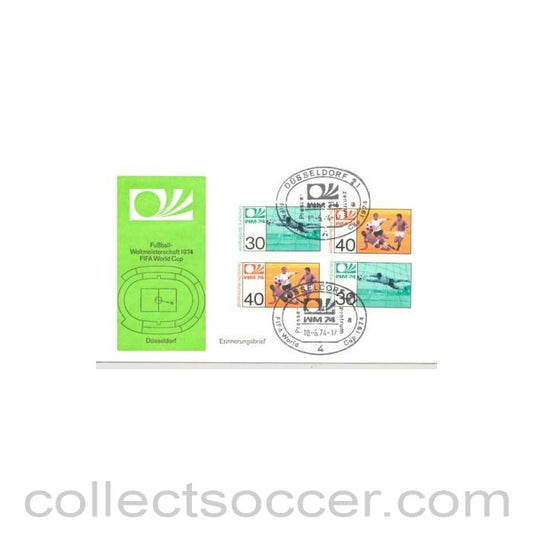 1974 - World Cup 1974 First Day Cover 10/06/1974