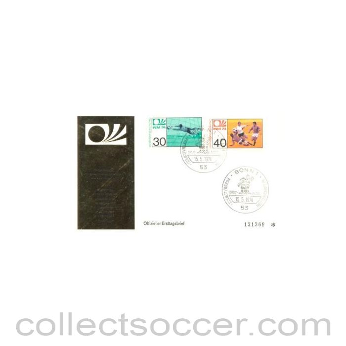 1974 - World Cup 1974 First Day Cover 15/05/1974