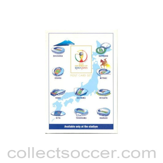 2002 World Cup Official Japanese Stadium Postcard Set