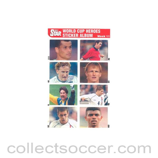 World Cup Heroes Sticker Album by Daily Star