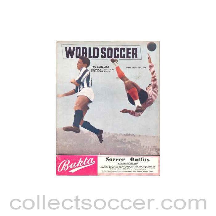 1962 - World Soccer magazine of July 1962
