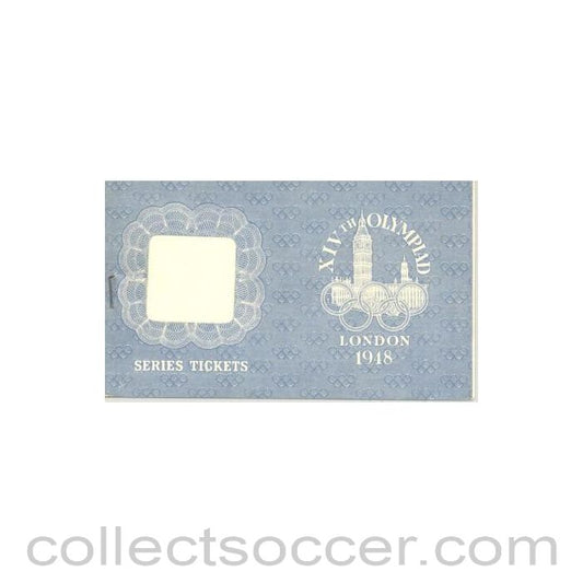 1948 XIVth Olympiad London Series Tickets wallet