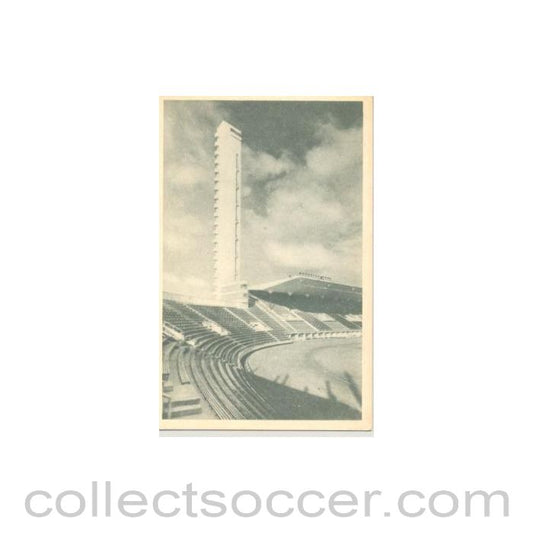 1952 15th Olympic Games in Helsinki, Finland postcard, featuring the Olympic Stadium