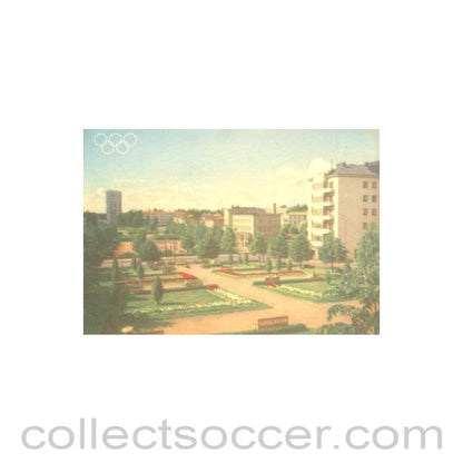 1952 15th Olympic Games in Helsinki, Finland colour postcard, featuring The Park of the Children's Castle