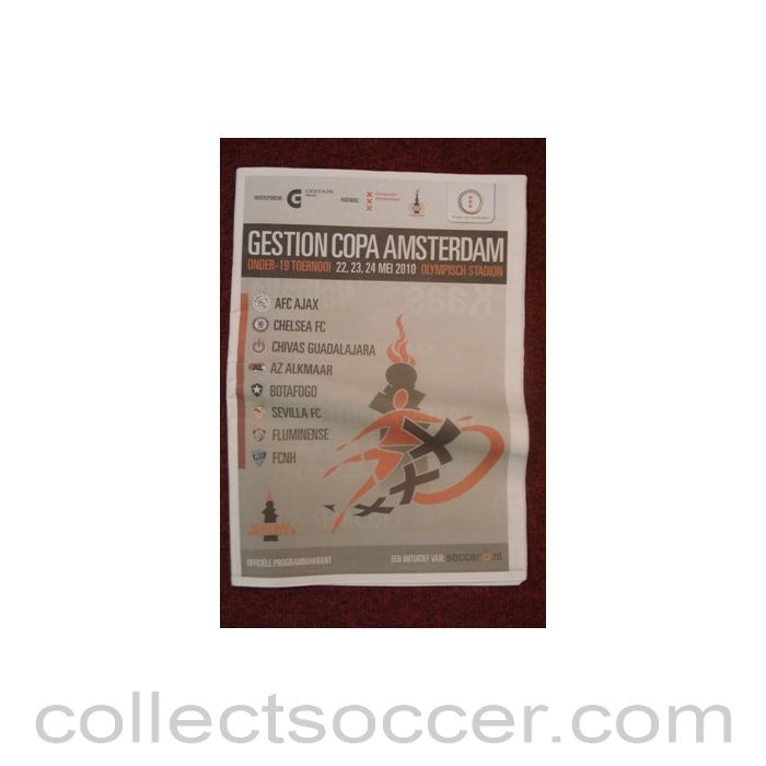 2010 - The Youth Tournament Amsterdam 22, 23 and 24 May 2010 newspaper-like official programme