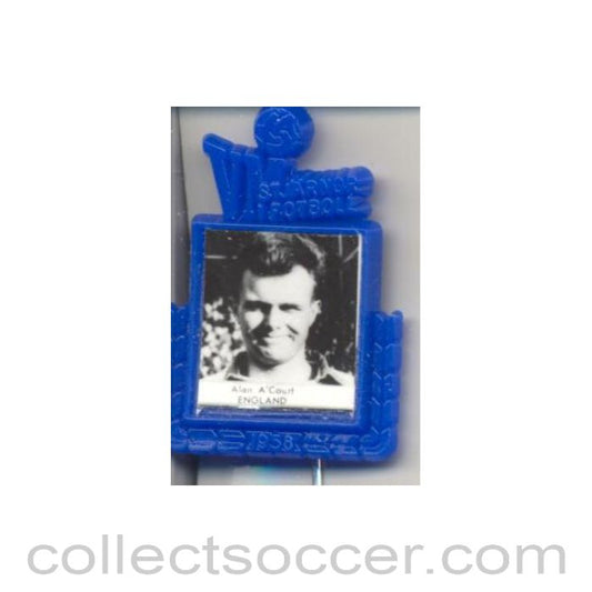 1958 - Alan A. Court England World Cup 1958 Badge