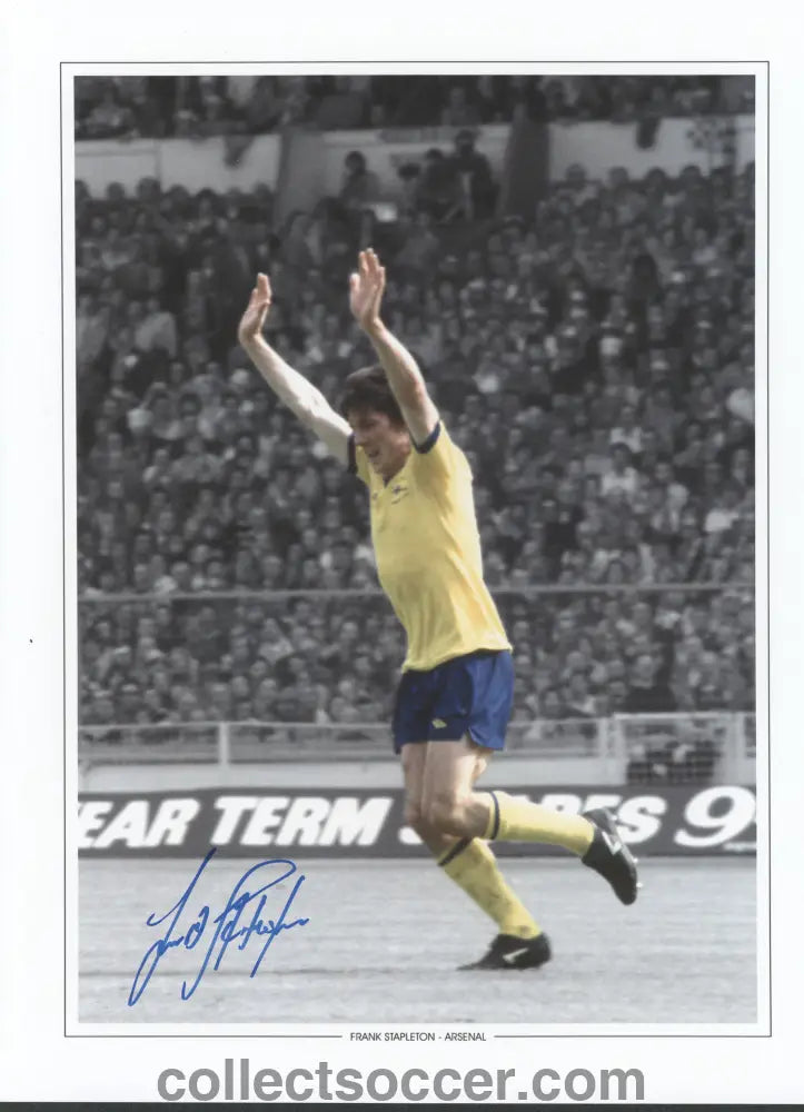 Arsenal Frank Stapleton Signed Photo