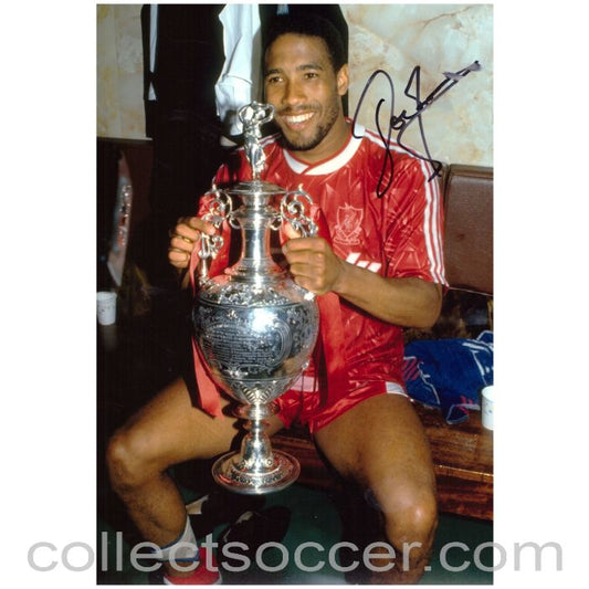 1990 - Liverpool - John Barnes Original Autographed Photo