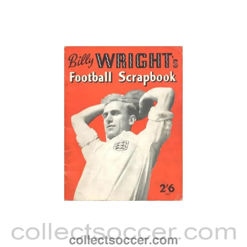 Billy Wright’s Football Scrapbook originally signed by 13 footballers
