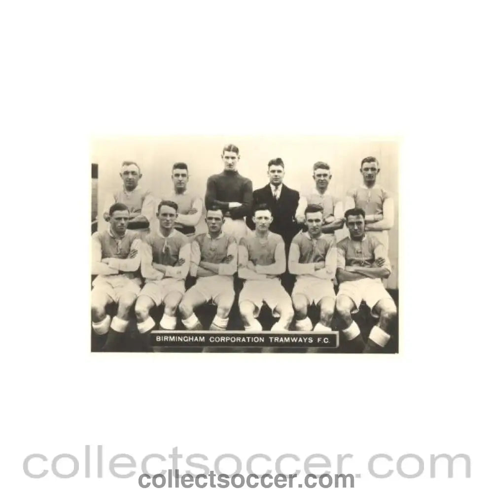 Birmingham Corporation Tramways FC Photocard