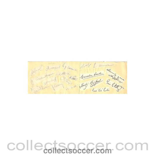 Blackpool and Burnley Autographs