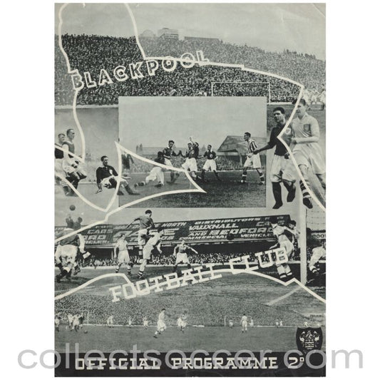 1939 Blackpool v Brentford Football Programme