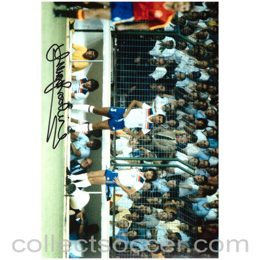 1982 - England - Trevor Brooking Autographed World Cup 1982 Photo