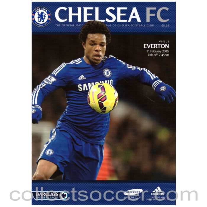 2015 Chelsea v Everton Programme