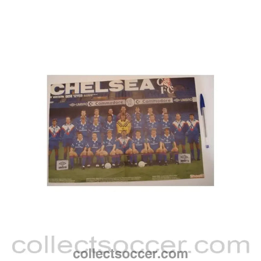 Chelsea FC multi-signed poster