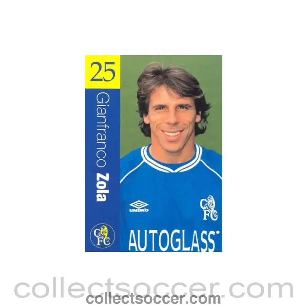 Chelsea - Gianfranco Zola official Chelsea card