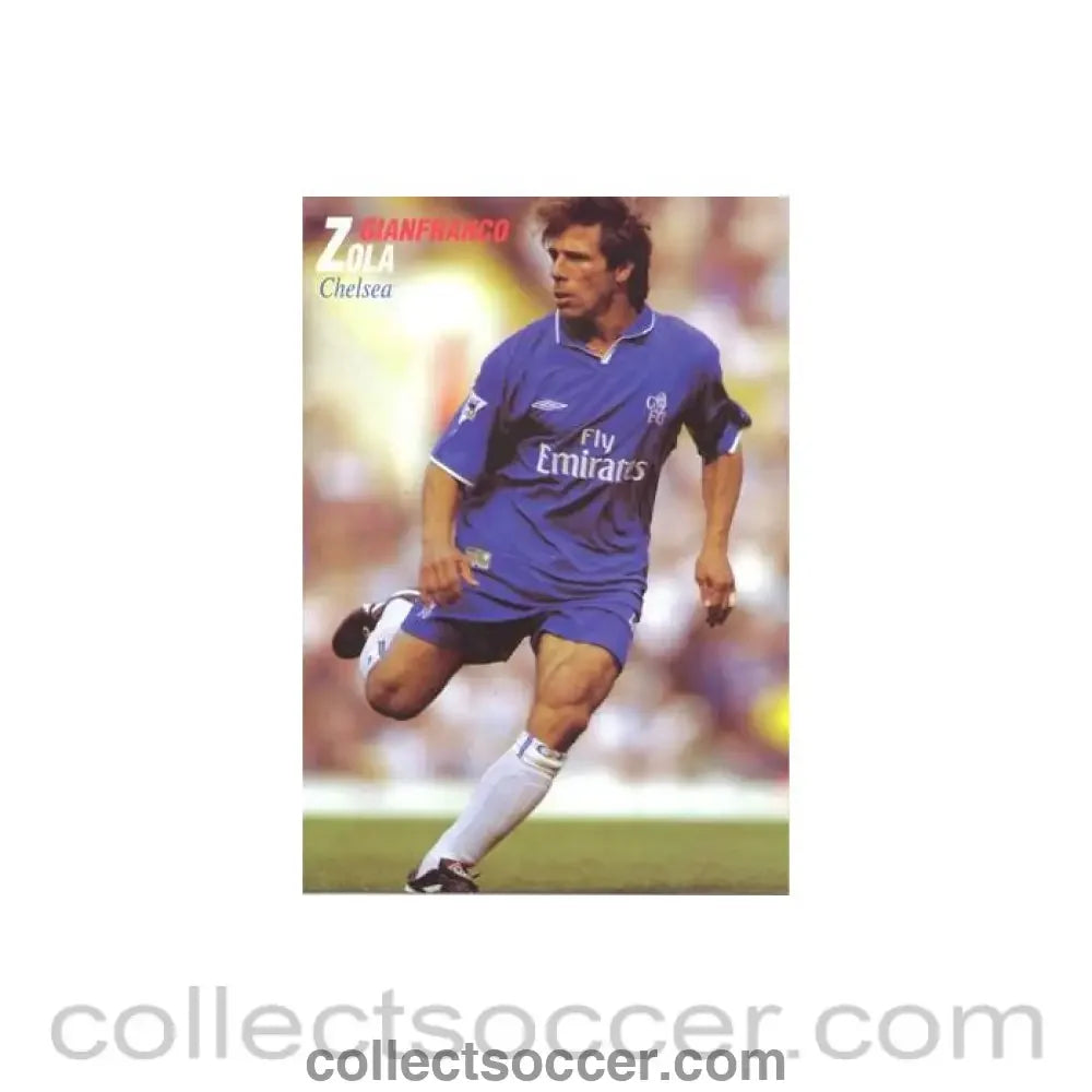 Chelsea - Gianfranco Zola unofficial Thai produced colour postcard