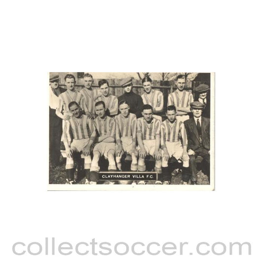 Clayhanger Villa FC Photocard