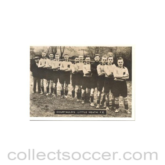 Courtaulds Little Heath FC Photocard