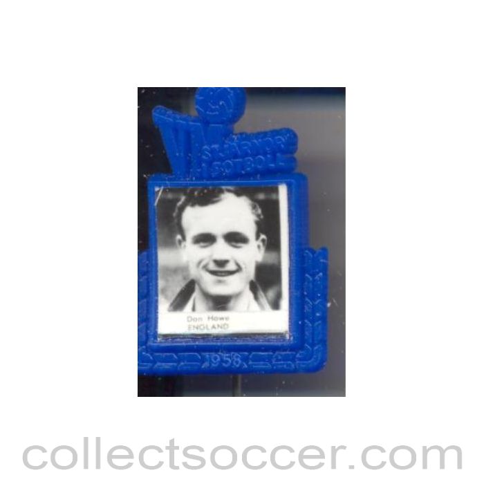 1958 World Cup Swedish Produced Badge Don Howe England