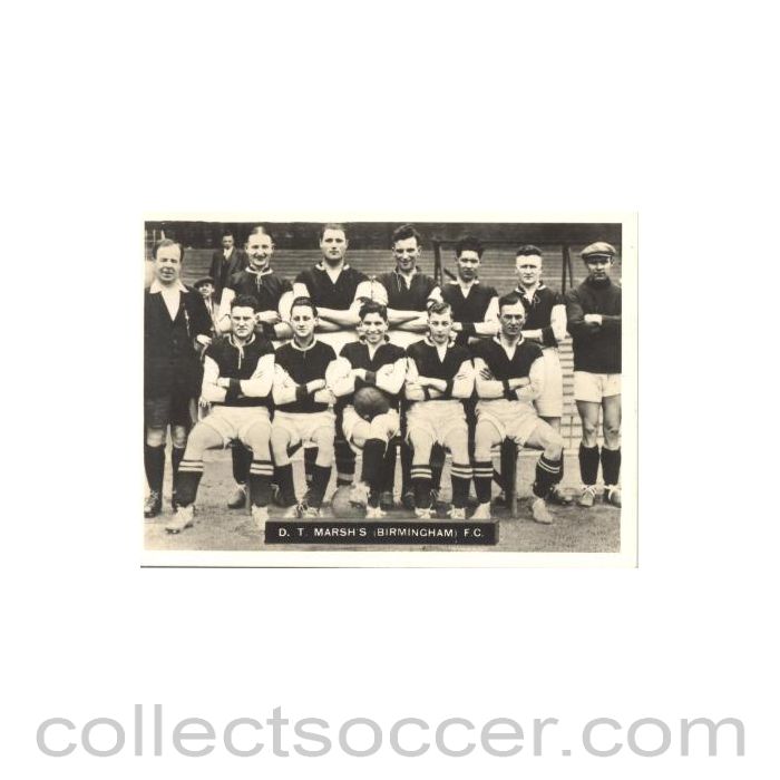 D.T. Marsh's Birmingham FC Photocard