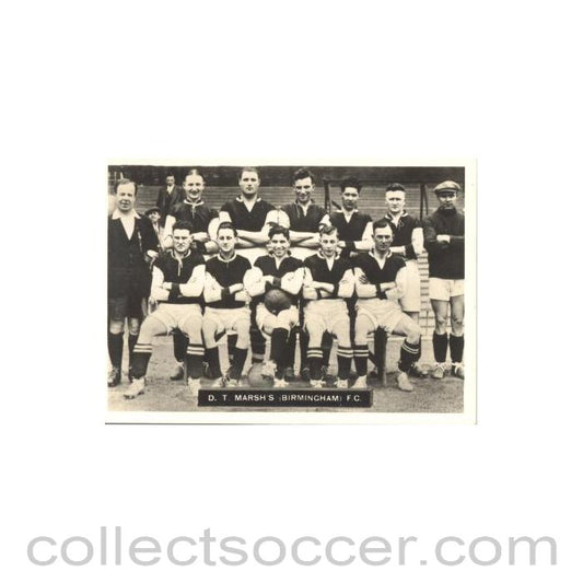 D.T. Marsh's Birmingham FC Photocard